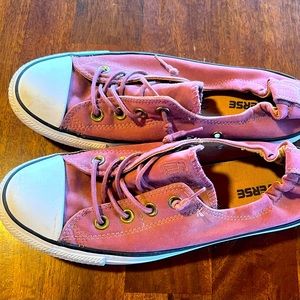 Converse Women's Chuck Taylor All Star Shoreline Linen Slip on Sneaker.